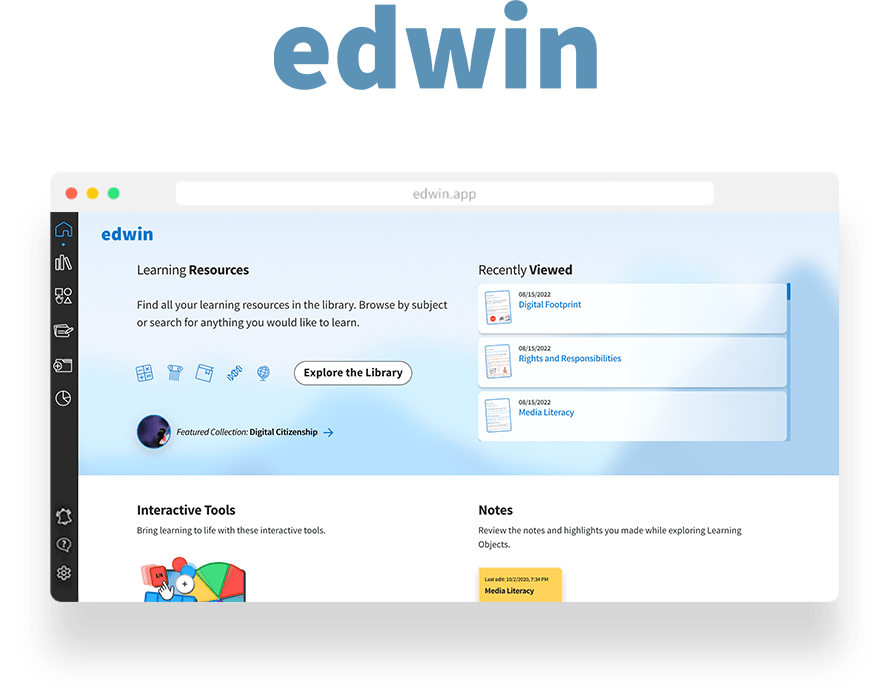 Edwin App Screenshot